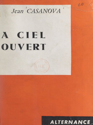cover image of À ciel ouvert